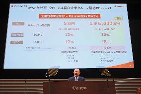 Canon Announces New Five-Year Plan